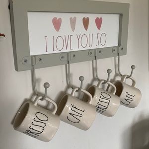 Rae Dunn espresso mugs cafe mugs 4oz mini cappuccino shot cups